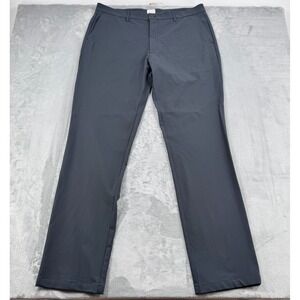 Huckberry Proof Pants Mens 38 Gray Stretch Slash Pockets Straight Denim Chino